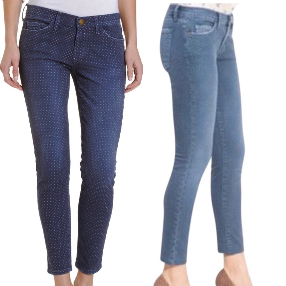 Current/Elliot The stiletto Lake polka dots pants